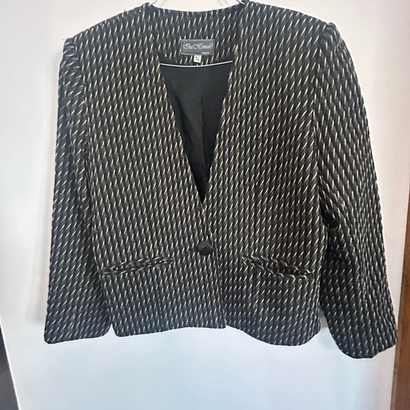 Vintage Jackets & Blazers - Vintage Wool Textured Blazer